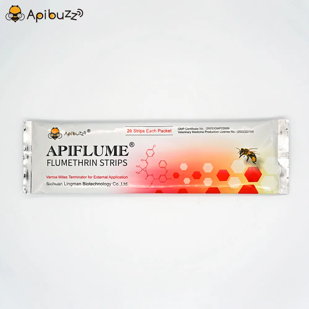APIFLUME Tiras de flumetrina para abejas - Paquete de 20