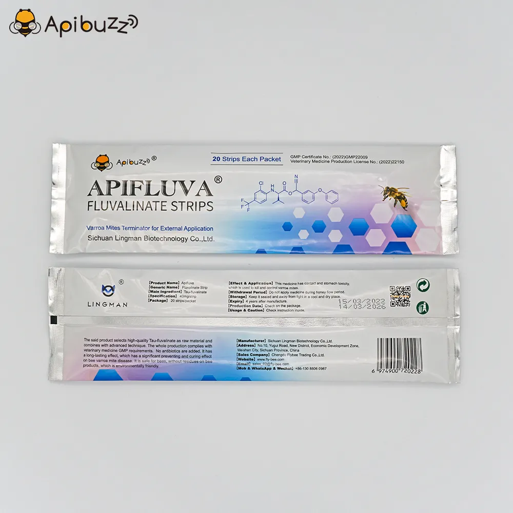 Tiras antiácaros APIFLUVA - Paquete de 20 unidades