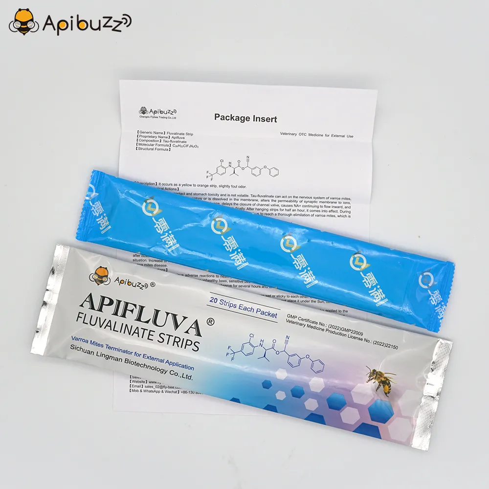 Tiras antiácaros APIFLUVA - Paquete de 20 unidades