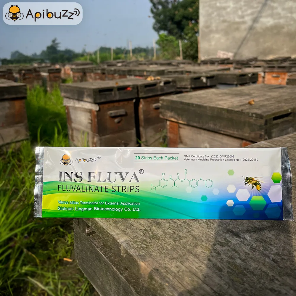 Tiras suaves para el tratamiento de ácaros de las abejas INS FLUVA