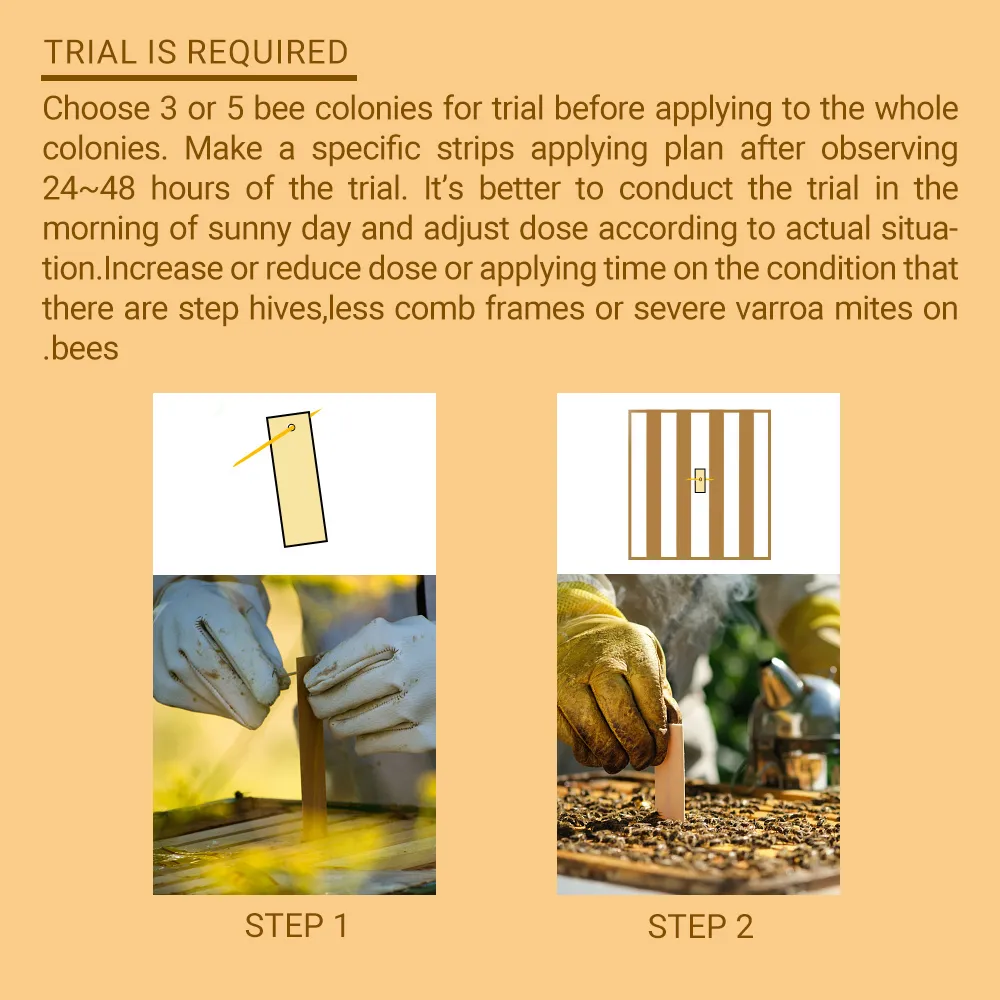 Tiras de fluvalinato APIFLUVA árabe - Paquete de 20