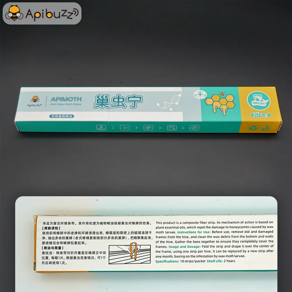 APIMOTH Tiras de cera para polillas de liberación lenta