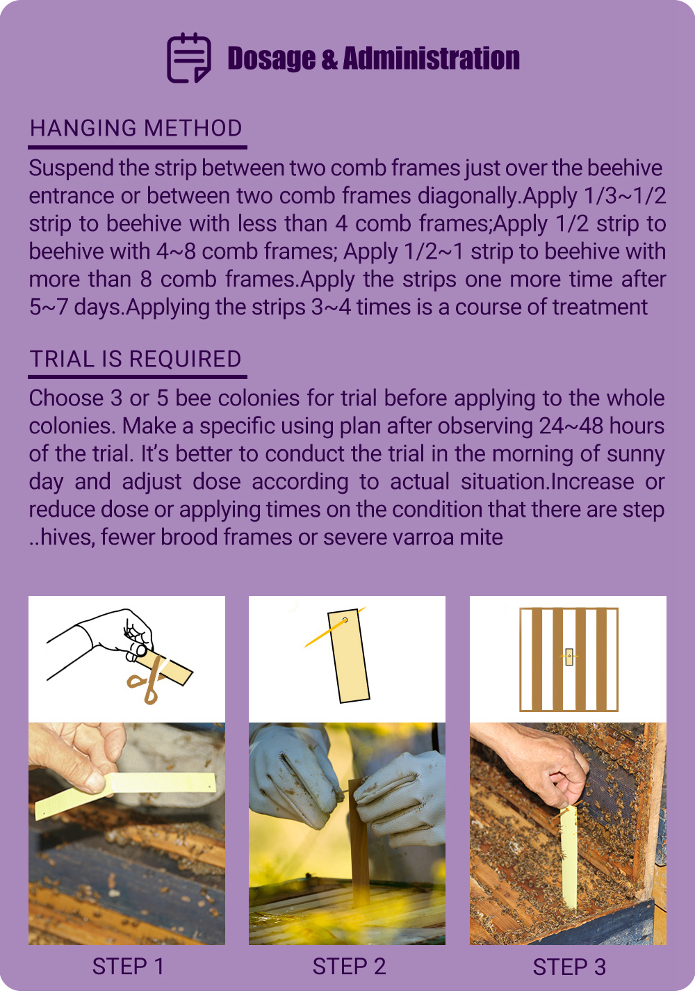 APIFLUVA-PRO Tiras Varroa