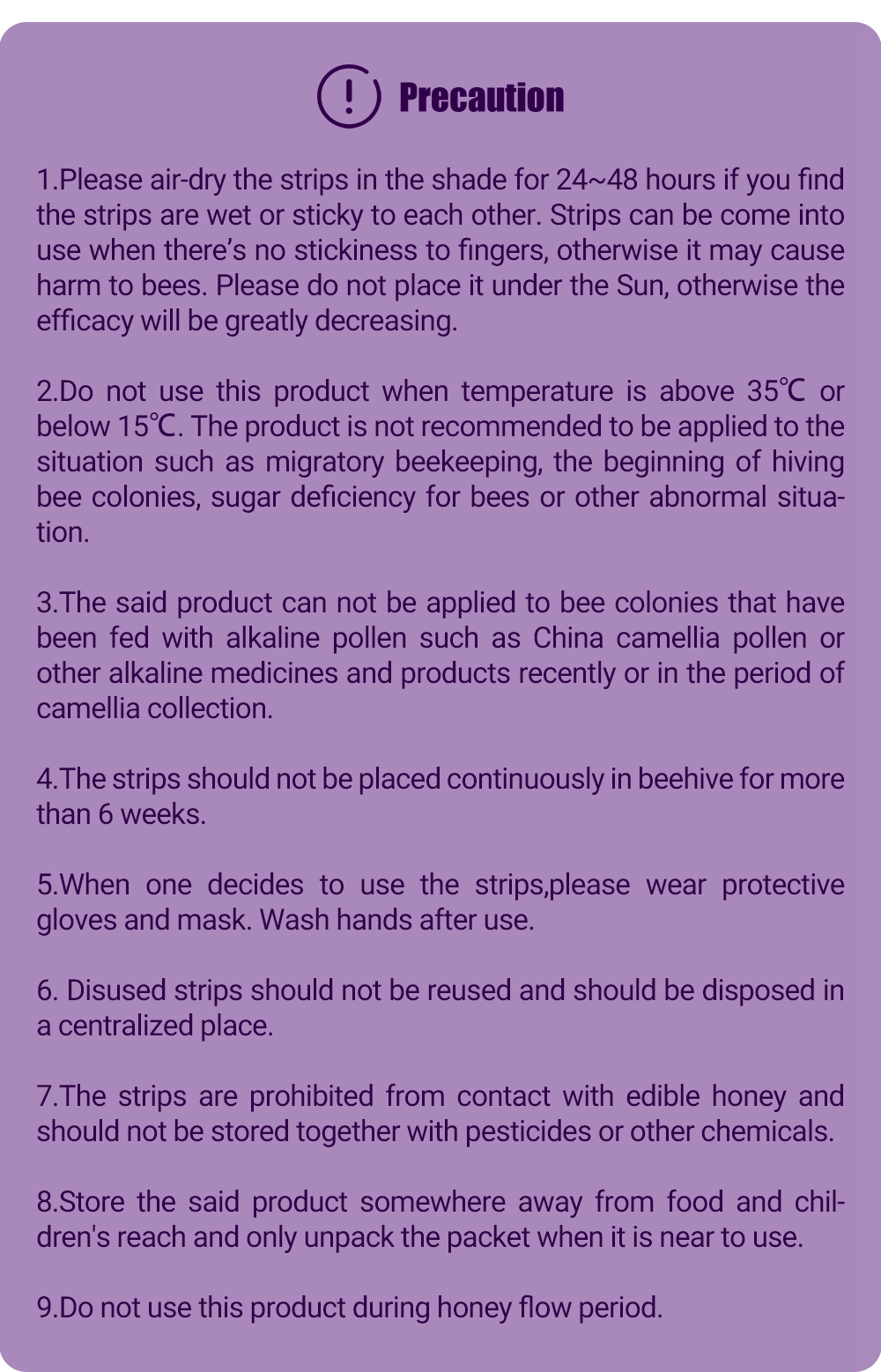 APIFLUVA-PRO Tiras Varroa