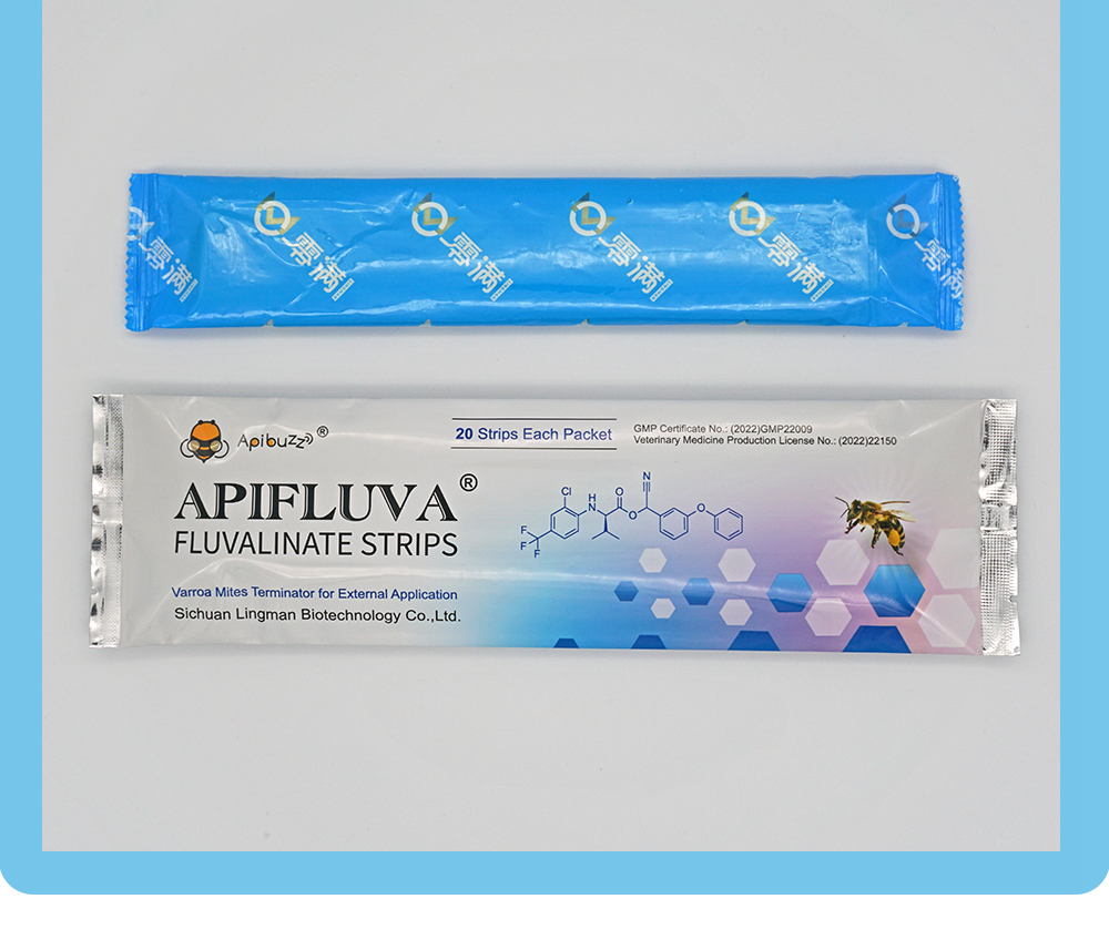 Tiras antiácaros APIFLUVA - Paquete de 20 unidades