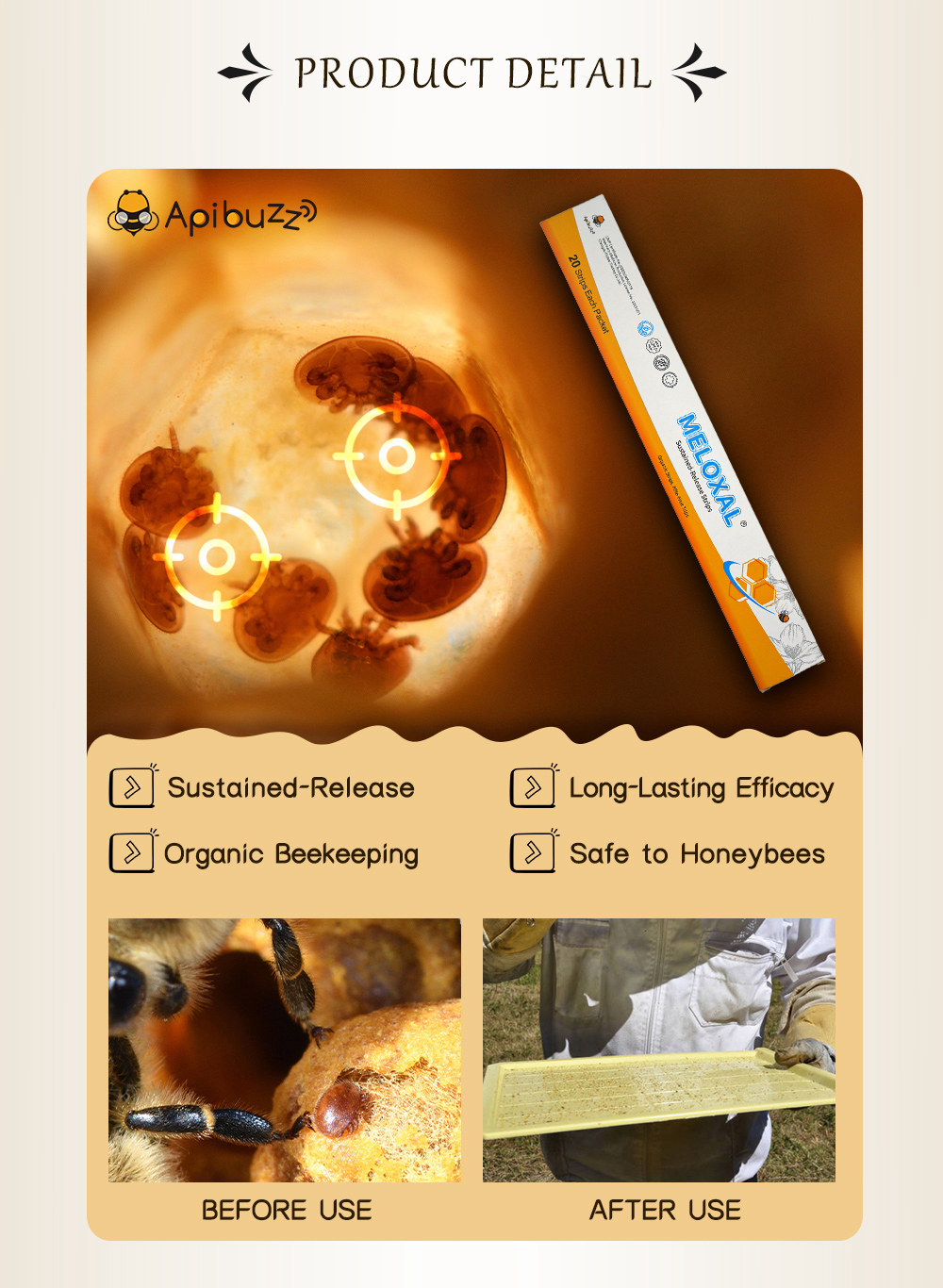 Tiras de ácido oxálico de dosis alta MELOXAL