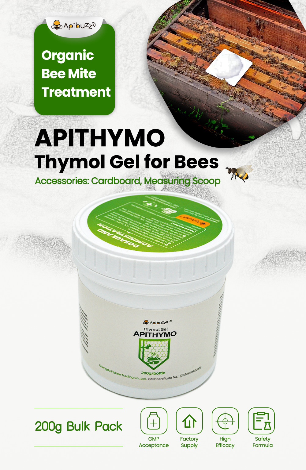 Tratamiento contra los ácaros del timol APITHYMO