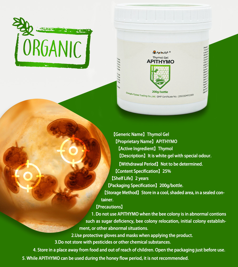 Tratamiento contra los ácaros del timol APITHYMO