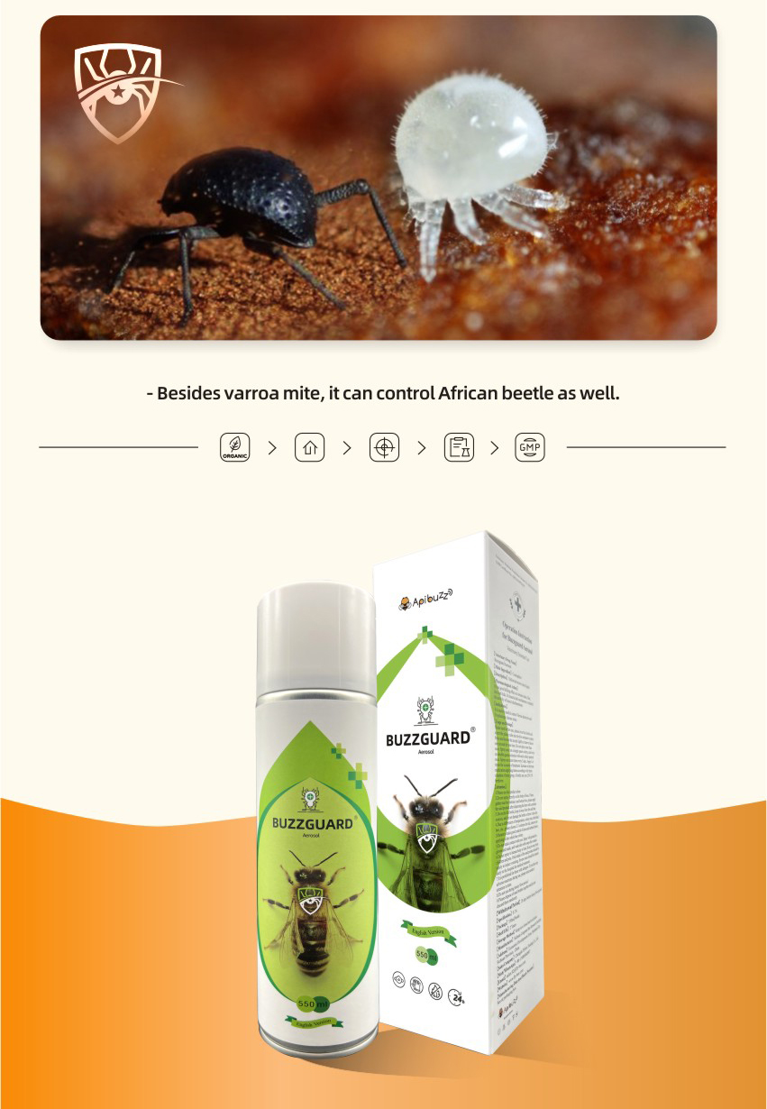 BUZZGUARD Spray de cumafós para abejas