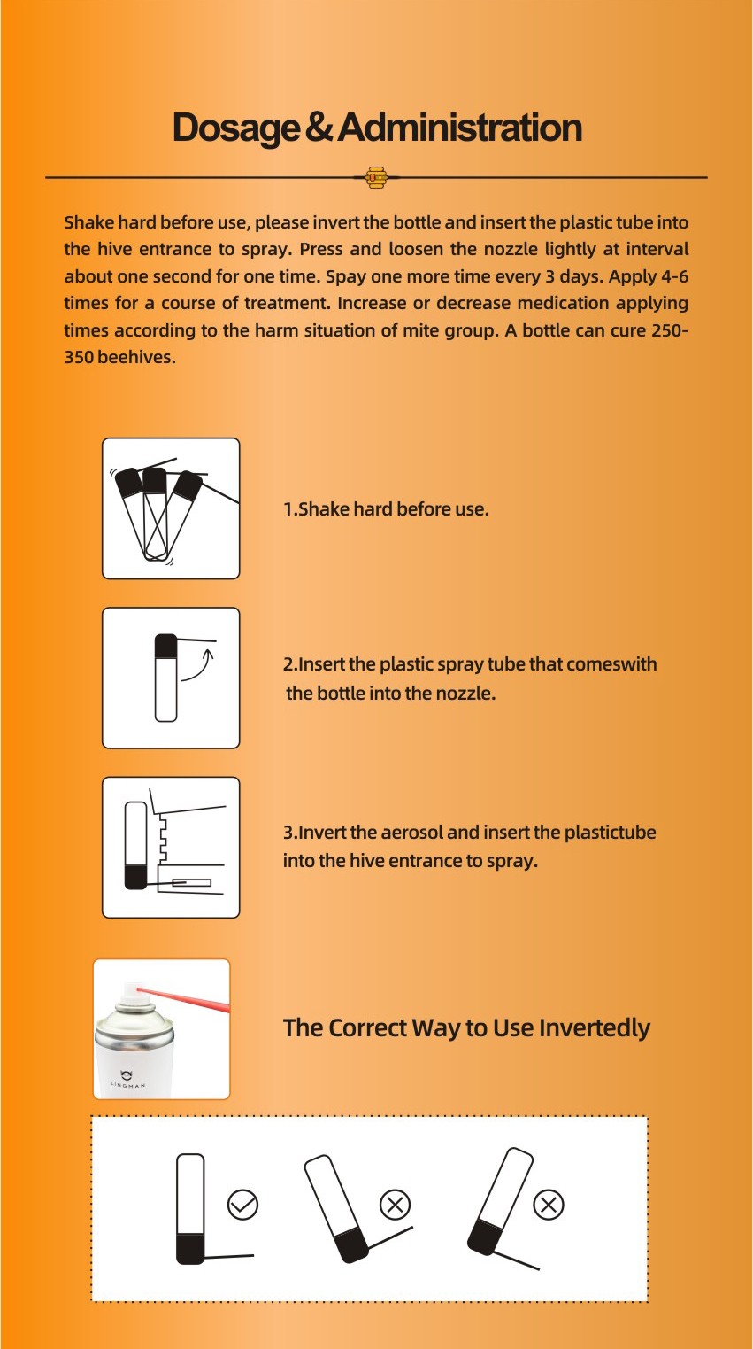 BUZZGUARD Spray de cumafós para abejas