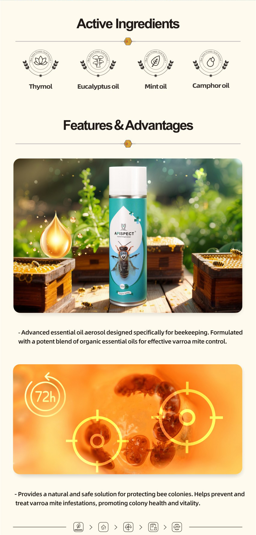 APISPECT - Spray de aceites esenciales mixtos