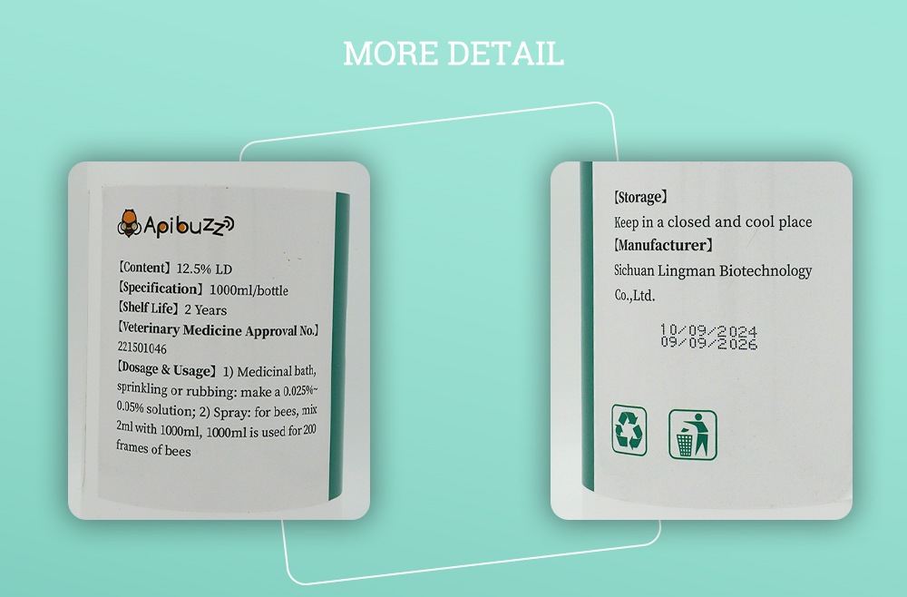 FLYBEE 1 Litro 12,5% EC Amitraz para Abejas