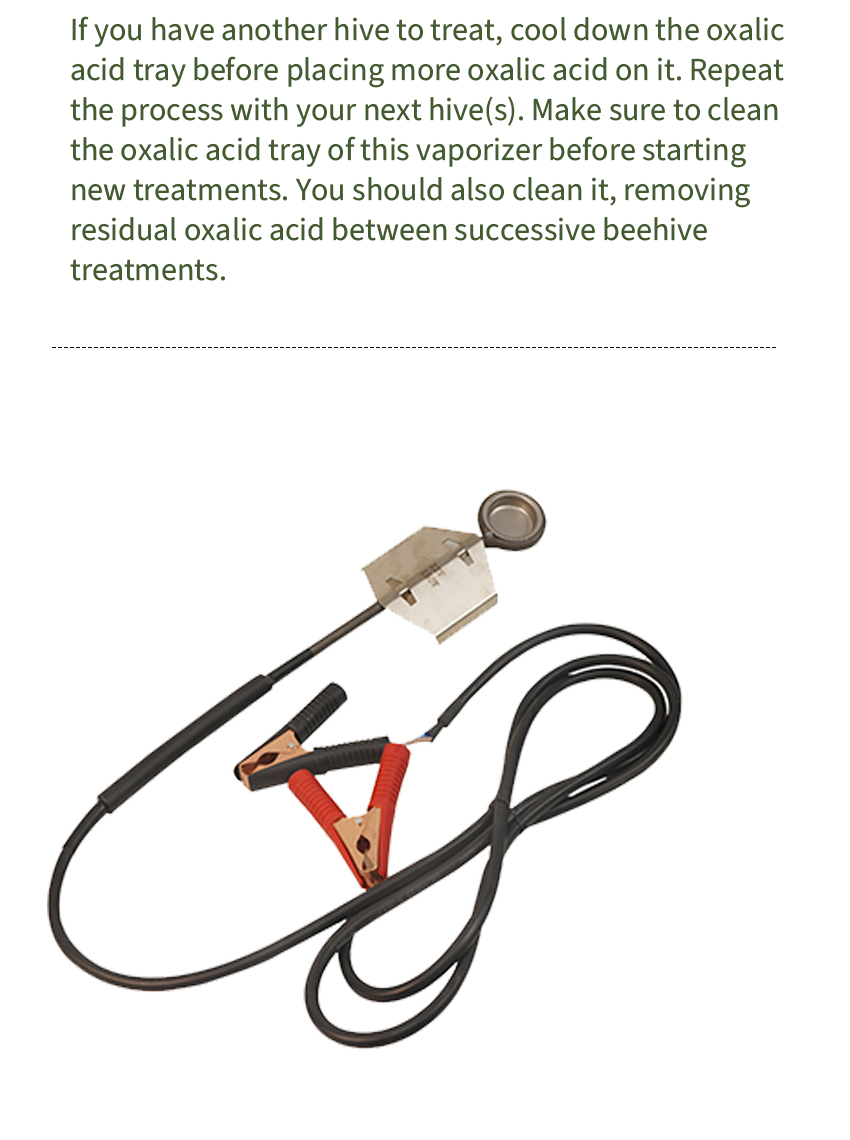 Herramientas para el tratamiento de los ácaros de la colmena