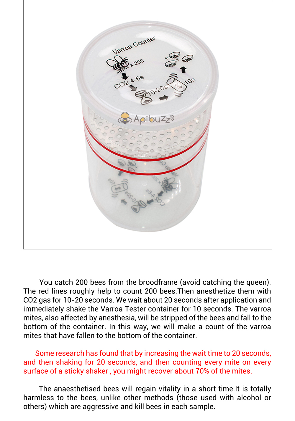 Herramientas para el tratamiento de los ácaros de la colmena